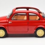 Fiat Nuova 500 Coral Rood Kyosho 1:18 08966R - image 4 of 8