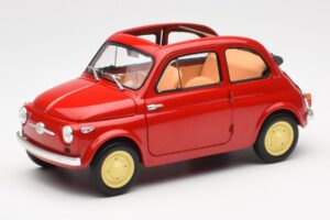Fiat Nuova 500 Coral Rood Kyosho 1:18 08966R