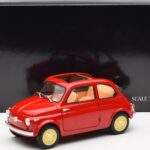 Fiat Nuova 500 Coral Rood Kyosho 1:18 08966R - image 8 of 8