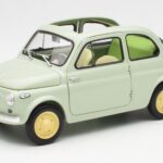 Fiat Nuova 500 Clear Groen Kyosho 1:18 08966LG
