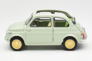 Fiat Nuova 500 Clear Groen Kyosho 1:18 08966LG Metaal — afbeelding 4 van 8