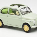 Fiat Nuova 500 Clear Groen Kyosho 1:18 08966LG - image 6 of 8