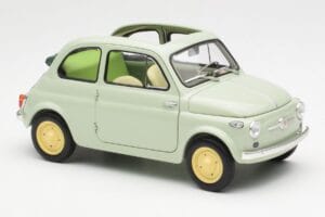 Fiat Nuova 500 Clear Groen Kyosho 1:18 08966LG Metaal — afbeelding 6 van 8