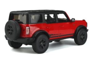 Ford Bronco 4-Door Wildtrak Rood GT Spirit 1:18 GT360 Hars — afbeelding 2 van 5