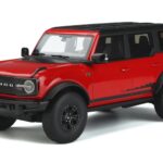 Ford Bronco 4-Door Wildtrak Rood GT Spirit 1:18 GT360