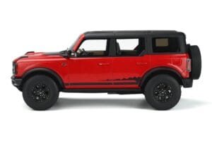 Ford Bronco 4-Door Wildtrak Rood GT Spirit 1:18 GT360 Hars — afbeelding 3 van 5