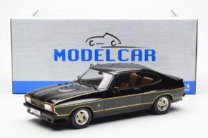 Ford Capri Mk2 X-Pack Zwart MCG 1:18 MCG18348 Metaal — afbeelding 6 van 6