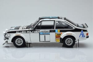 Ford Escort RS 1800 Allied Polymer #1 T. Makinen / H. Liddon Winner RAC Rally 1975 Minichamps 1:18 100758401 Metaal — afbeelding 4 van 8