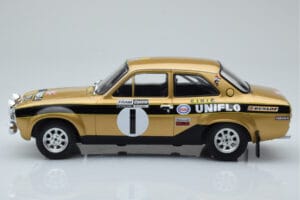 Ford Escort Mk1 RS1600 Night Version #1 R. Clark / J. Porter Rally Wales 1972 IXO 1:18 18RMC100 Metaal — afbeelding 3 van 6