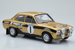 Ford Escort Mk1 RS1600 Night Version #1 R. Clark / J. Porter Rally Wales 1972 IXO 1:18 18RMC100 Metaal — afbeelding 4 van 6