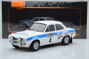 Ford Escort Mk1 RS1600 Night Version #4 R. Clark / T. Mason RAC Rally 1972 IXO 1:18 18RMC101 Metaal — afbeelding 6 van 6