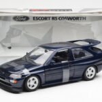 Ford Escort RS Cosworth Blauw Metallic UT Models 1:18 180082101-R1 - image 2 of 6