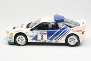 Ford RS200 Gr.B #2 S. Blomqvist / B. Berglund Lombard RAC Rally 1986 Otto 1:18 OT679 Hars — afbeelding 3 van 6