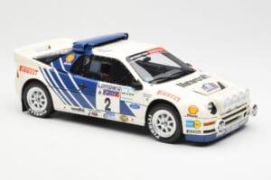 Ford RS200 Gr.B #2 S. Blomqvist / B. Berglund Lombard RAC Rally 1986 Otto 1:18 OT679 Hars — afbeelding 4 van 6