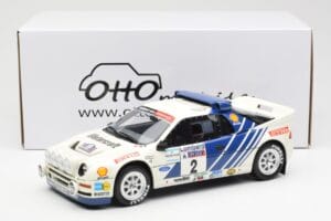 Ford RS200 Gr.B #2 S. Blomqvist / B. Berglund Lombard RAC Rally 1986 Otto 1:18 OT679 Hars — afbeelding 6 van 6