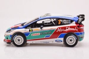 Ford Fiesta RS WRC Ford Abu Dhabi #3 M. Hirvonen / J. Lehtinen Winner Rally Australia 2011 Minichamps 1:18 151110803 Metaal — afbeelding 3 van 6
