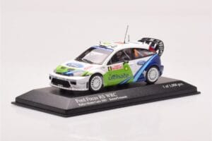 Ford Focus RS WRC #4 R. Kresta / J. Tomanek Rally Monte Carlo 2005 Minichamps 1:43 400058404 Metaal — afbeelding 2 van 4