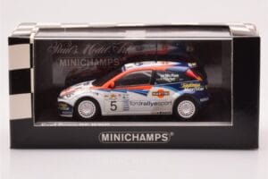 Ford Focus RS WRC #5 C. McRae / N. Grist Rally Acropolis Winner 2002 Minichamps 1:43 430028905 Metaal — afbeelding 4 van 4