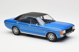 Ford Granada Mk1 Metallic Blauw Mat Zwart MCG 1:18 MCG18394 Metaal — afbeelding 4 van 6