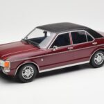 Ford Granada Mk1 Metallic Donkerrood Mat Zwart MCG 1:18 MCG18393