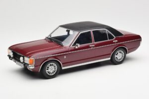 Ford Granada Mk1 Metallic Donkerrood Mat Zwart MCG 1:18 MCG18393