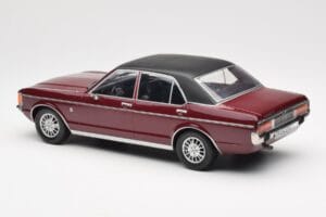 Ford Granada Mk1 Metallic Donkerrood Mat Zwart MCG 1:18 MCG18393 Metaal — afbeelding 5 van 6