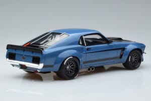 Ford Mustang Boss Cobra Ruffian Cars Blauw GT Spirit 1:18 GT426 Hars — afbeelding 2 van 6