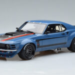 Ford Mustang Boss Cobra Ruffian Cars Blauw GT Spirit 1:18