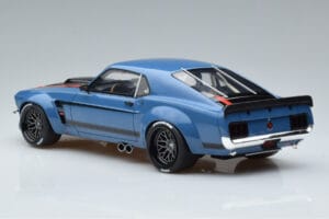 Ford Mustang Boss Cobra Ruffian Cars Blauw GT Spirit 1:18 GT426 Hars — afbeelding 5 van 6