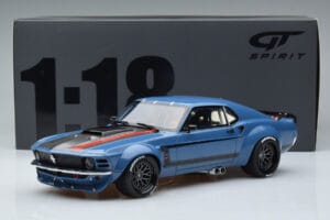 Ford Mustang Boss Cobra Ruffian Cars Blauw GT Spirit 1:18 GT426 Hars — afbeelding 6 van 6