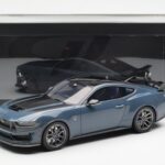 Ford Mustang Dark Horse Vapor Blauw Metallic GT Spirit 1:18 GT454 - image 6 of 6