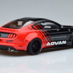 Ford Mustang S550 LB Works Liberty Walk Advan GT Spirit 1:18 KJ035 Hars - image 2 of 6