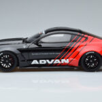Ford Mustang S550 LB Works Liberty Walk Advan GT Spirit 1:18 KJ035 Hars - image 3 of 6