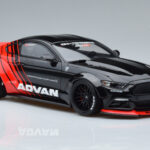 Ford Mustang S550 LB Works Liberty Walk Advan GT Spirit 1:18 KJ035 Hars - image 4 of 6