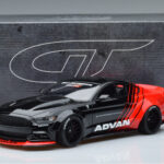 Ford Mustang S550 LB Works Liberty Walk Advan GT Spirit 1:18 KJ035 Hars - image 6 of 6