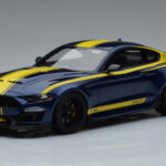 Ford Mustang S550 Shelby Super Snake Blauw GT Spirit 1:18
