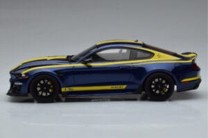 Ford Mustang S550 Shelby Super Snake Blauw GT Spirit 1:18 GT871 Hars — afbeelding 3 van 6