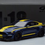 Ford Mustang S550 Shelby Super Snake Blauw GT Spirit 1:18 - image 6 of 6