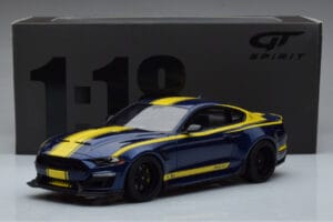 Ford Mustang S550 Shelby Super Snake Blauw GT Spirit 1:18 GT871 Hars — afbeelding 6 van 6