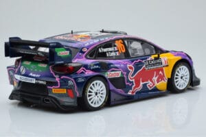 Ford Puma Rally1 WRC #16 A. Fourmaux / A. Coria Rally Monte Carlo 2022 IXO 1:18 18RMC111 Metaal — afbeelding 2 van 6