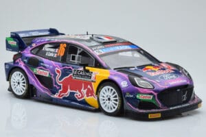 Ford Puma Rally1 WRC #16 A. Fourmaux / A. Coria Rally Monte Carlo 2022 IXO 1:18 18RMC111 Metaal — afbeelding 4 van 6
