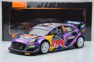 Ford Puma Rally1 WRC #16 A. Fourmaux / A. Coria Rally Monte Carlo 2022 IXO 1:18 18RMC111 Metaal — afbeelding 6 van 6
