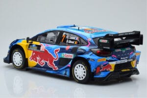 Ford Puma Rally1 WRC #7 P-L. Loubet / N. Gilsoul Rally Sweden 2023 IXO 1:18 18RMC154B Metaal — afbeelding 5 van 6