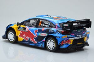 Ford Puma Rally1 WRC #8 O. Tanak / M. Jarveoja Winner Rally Sweden 2023 IXO 1:18 18RMC154A Metaal — afbeelding 5 van 6