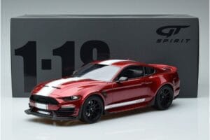 Ford Mustang S550 Shelby Super Snake Rood GT Spirit 1:18 GT397 Hars — afbeelding 6 van 6