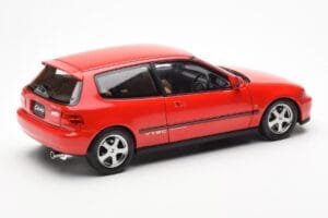 Honda Civic EG6 VTEC Rood LCD 1:18 LCD18018-RE Metaal — afbeelding 4 van 11