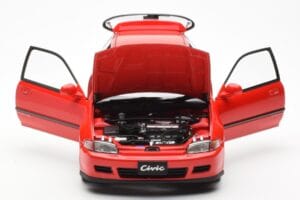 Honda Civic EG6 VTEC Rood LCD 1:18 LCD18018-RE Metaal — afbeelding 5 van 11
