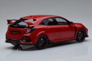 Honda Civic Type R GT FK8 Euro Spec Rood Otto 1:18 OT890 Hars — afbeelding 2 van 6