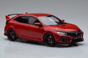 Honda Civic Type R GT FK8 Euro Spec Rood Otto 1:18 OT890 Hars — afbeelding 4 van 6