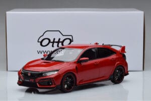 Honda Civic Type R GT FK8 Euro Spec Rood Otto 1:18 OT890 Hars — afbeelding 6 van 6
